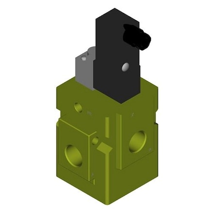 Smc Poppet Valve, 1 in. FNPT Port, 3 Port, 3 Way, 2 Position VG342R-5DZ-10N